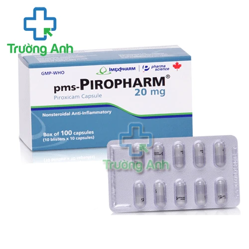 Pms-Piropharm 20mg - Thuốc chống viêm, giảm đau hiệu quả