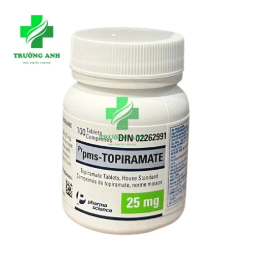 PMS-Topiramate 25mg Pharmascience - Thuốc điều trị động kinh