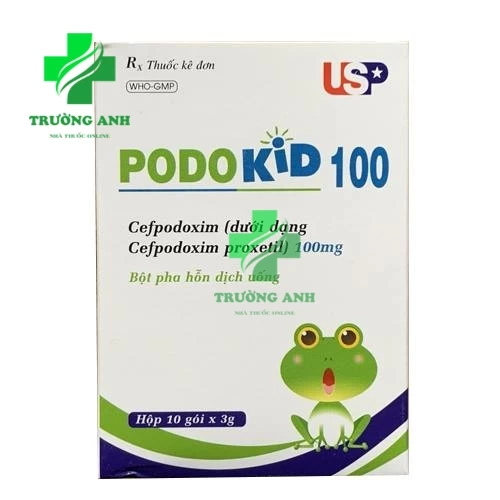 Podokid 100 - Thuốc điều trị nhiễm khuẩn hiệu quả