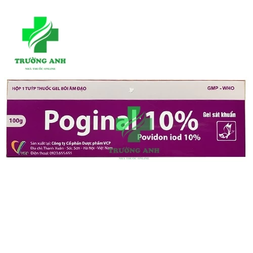 Poginal 10% - Thuốc điều trị nhiễm khuẩn âm đạo của Dược phẩm VCP