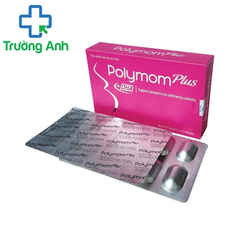 Polymom Plus - Giúp bổ sung Sắt, Vitamin và DHA cho bà bầu