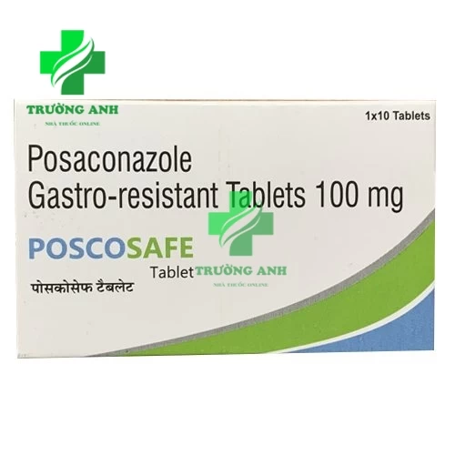 Poscosafe 100mg - Posaconazole 100mg trị nấm Akums Drug