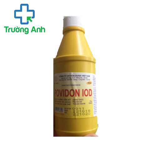 Povidon iod 150ml VCP - Giúp sát trùng vết thương hiệu quả