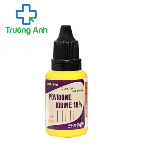 Povidon iodin 10% 25ml Phapharco - Dung dịch sát khuẩn hiệu quả