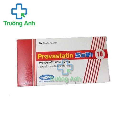 Pravastatin Savi 10 - Thuốc điều trị tăng cholesterol hiệu quả