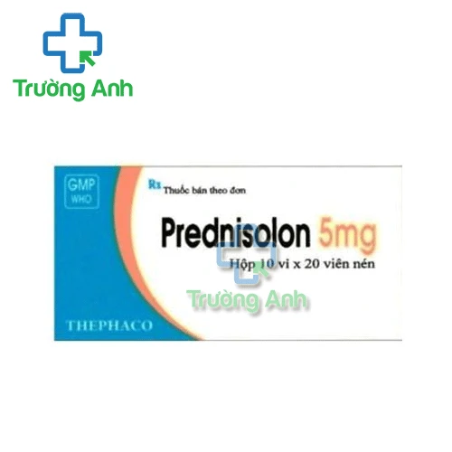 Prednisolon 5mg Thephaco - Thuốc chống viêm và ức chế miễn dịch