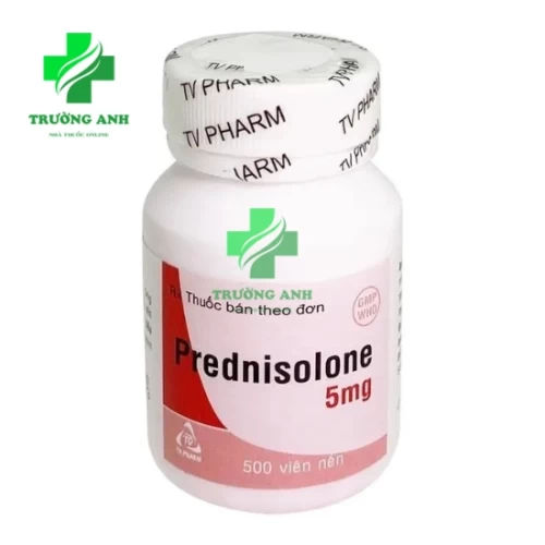 Prednisolone 5mg TV.Pharm - Thuốc chống viêm hiệu quả