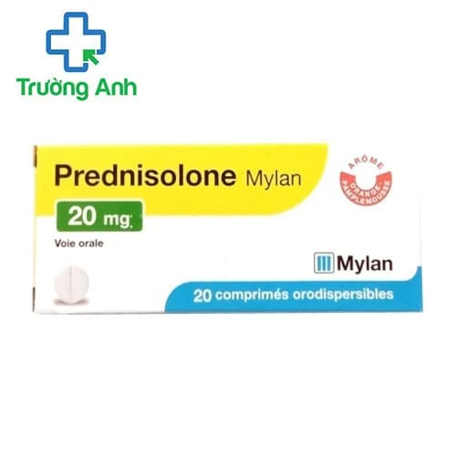 Prednisone Mylan 20mg - Thuốc điều trị viêm dị ứng hiệu quả