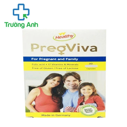 PregViva - Bổ sung nguyên tố sắt, acid folic, vitamin