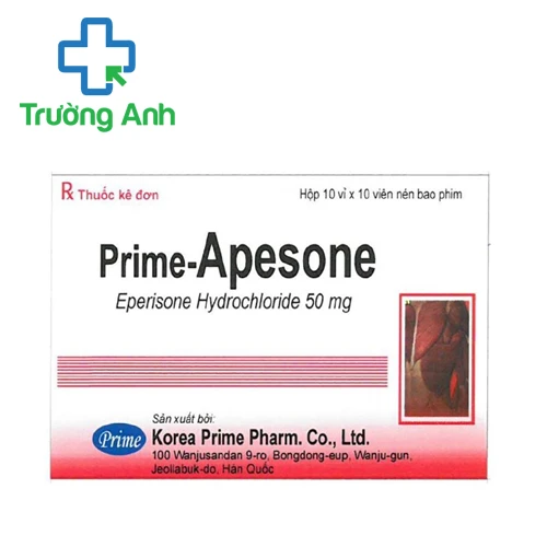 Prime-Apesone - Thuốc điều trị co cứng cơ của Hàn Quốc