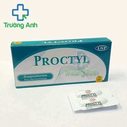 Proctyl LSP - Điều trị trĩ nội và trĩ ngoại, ngứa và viêm hậu môn