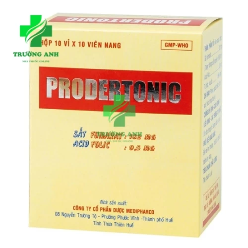 Prodertonic - Điều trị và dự phòng thiếu máu của Medipharco