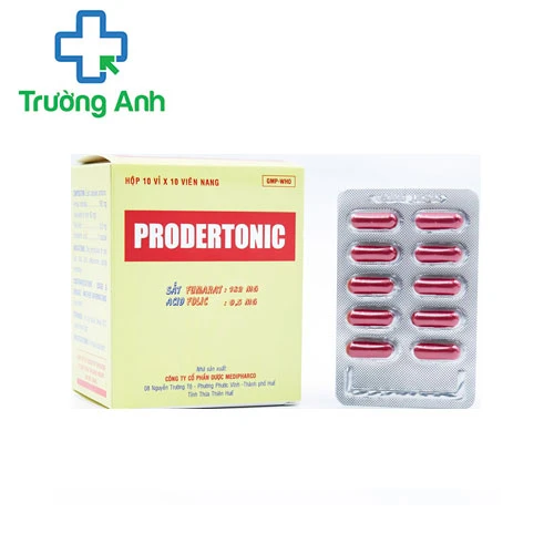 Prodertonic - Điều trị và dự phòng thiếu máu của Medipharco