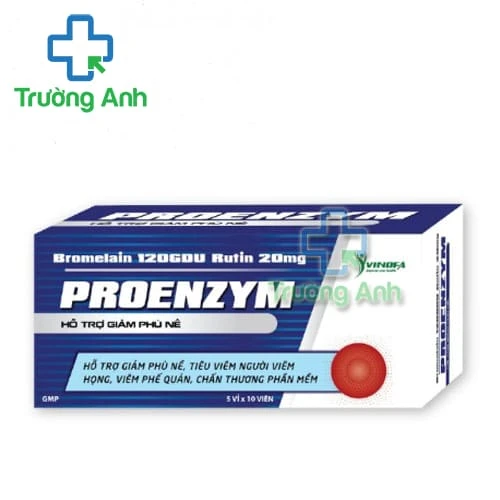 Proenzym Vinofa Dolexphar - Hỗ trợ giảm phù nề tiêu viêm