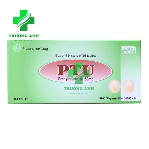 PTU 50mg - Thuốc điều trị tăng cường tuyến giáp hiệu quả