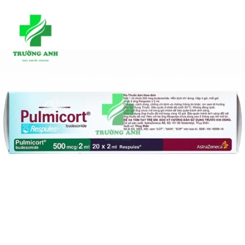 Pulmicort Respules 500mcg/2ml - Thuốc điều trị hen phế quản hiệu quả