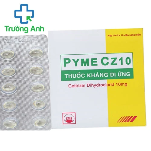 Pyme CZ10 Pymepharco (viên nén) - Thuốc điều trị dị ứng hiệu quả