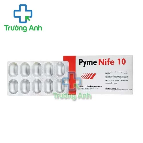 PymeNife 10 Pymepharco - Điều trị đau thắt ngực ổn định mãn tính