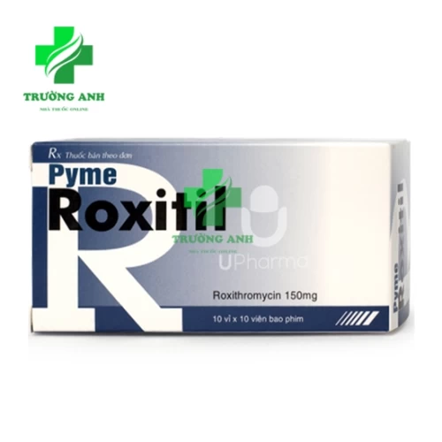 PymeRoxitil 150mg Pymepharco - Thuốc điều trị nhiễm trùng đường hô hấp