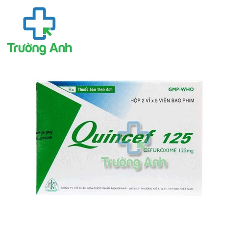 Quincef 125 (viên) - Thuốc điều trị nhiễm khuẩn của Mekophar 