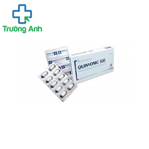 Quinvonic 500 Pharbaco (viên) - Thuốc trị nhiễm trùng hiệu quả