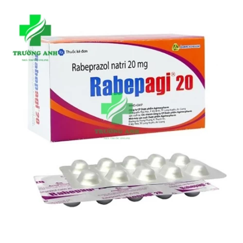 Rabepagi 20 - Thuốc điều trị viêm loét dạ dày - tá tràng