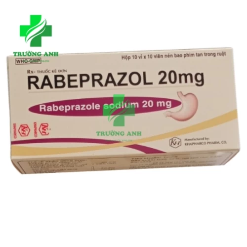 Rabeprazol 20mg Khapharo - Thuốc điều trị loét tá tràng