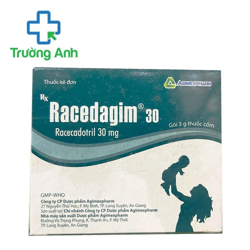 Racedagim 30 - Thuốc điều trị triệu chứng tiêu chảy cấp ở trẻ em