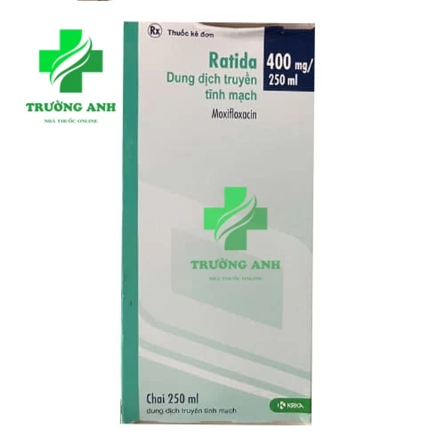 Ratida 400mg/250ml KRKA - Thuốc điều trị viêm phế quản