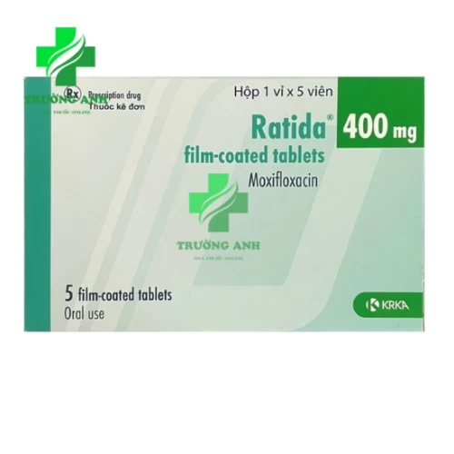 Ratida 400mg film coated tablets KRKA - Thuốc điều trị viêm xoang