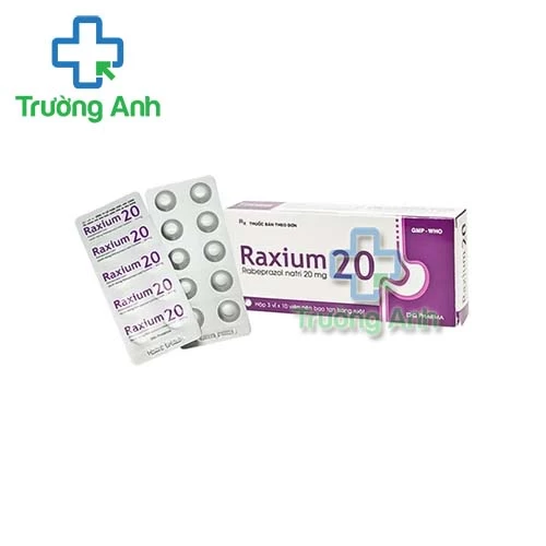 Raxium 20 DHG Pharma - Thuốc điều trị loét tá tràng