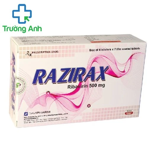 RAZIRAX - Thuốc giúp điều trị Viêm gan C hiệu quả