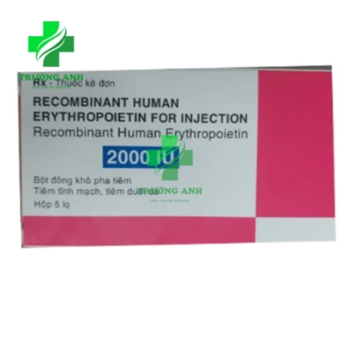 Recombinant Human Erythropoietin 2000IU Chemo Wanbang - Trị thiếu máu