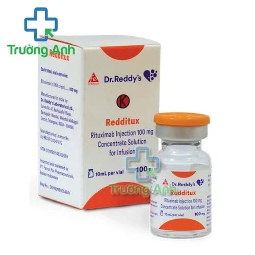 Redditux 100mg/10ml Dr.Reddy's - Thuốc điều trị U lympho