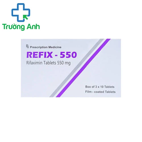 Refix 550mg - Giảm tái phát bệnh não gan hiệu quả của Ấn Độ