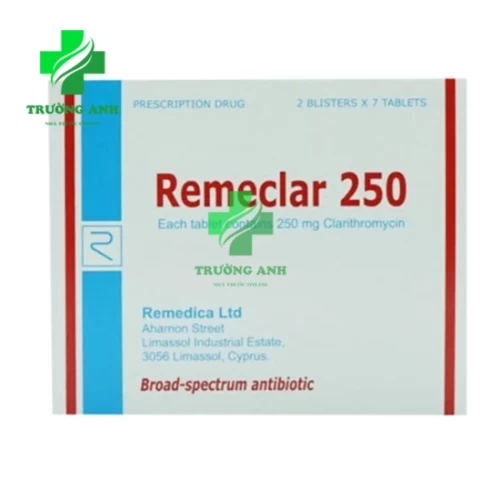 Remeclar 250 - Thuốc điều trị các bệnh lý đường hô hấp hiệu quả