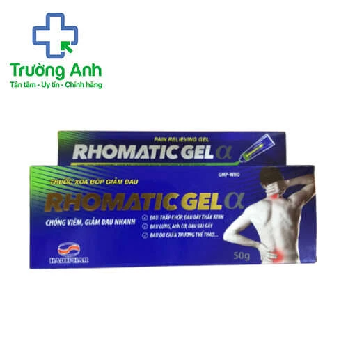 Rhomatic Gel α - Thuốc hỗ trợ giảm đau do chấn thương