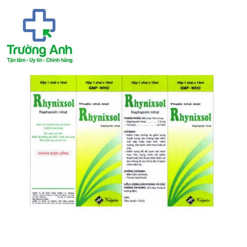 Rhynixsol - Thuốc điều trị viêm xoang, viêm mũi mạn tính