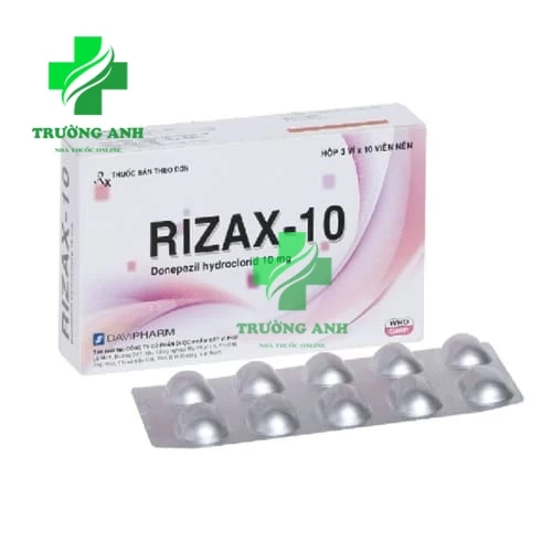 Rizax-10 - Thuốc điều trị sa sút trí tuệ hiệu quả của Davipharm