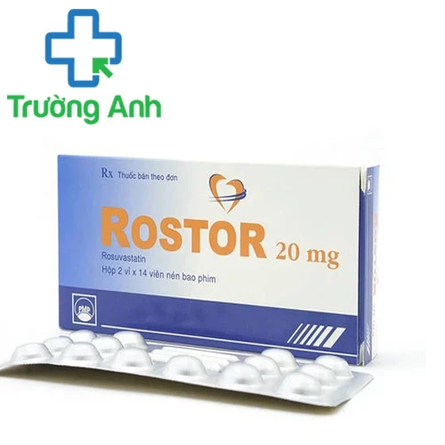Rostor 20 - Thuốc chữa tăng cholesterol hiệu quả