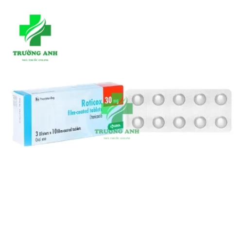 Roticox 30mg film-coated tablets - Thuốc điều trị viêm xương khớp và giảm đau hiệu quả