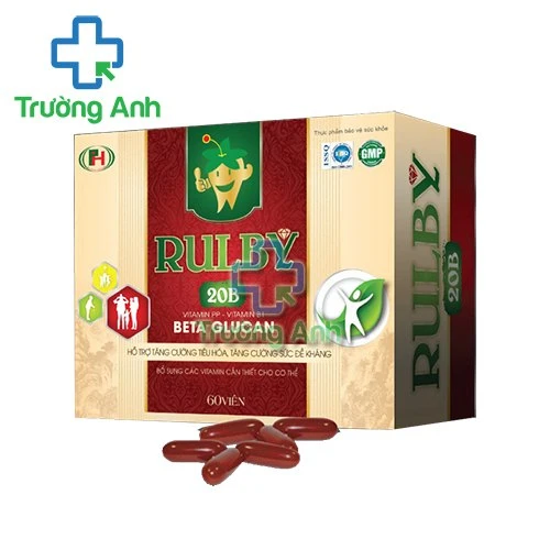 Rulby 20B - Giúp hỗ trợ tiêu hóa, tăng sức đề kháng hiệu quả