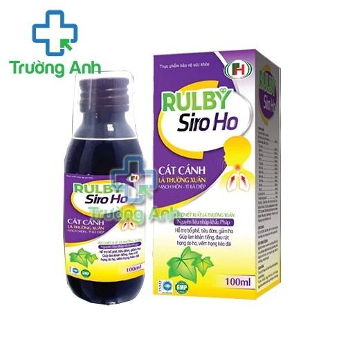 Rulby Siro Ho - Giúp hỗ trợ bổ phế, tiêu đờm, giảm ho hiệu quả