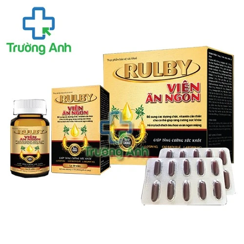 Rulby Viên ăn ngon - Kích thích tiêu hóa giúp tăng cường sức khỏe