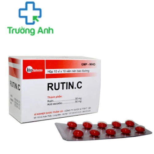 Rutin-Vitamin C Mekophar - Thuốc cầm máu và phòng chảy máu