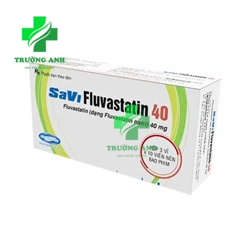 SaVi Fluvastatin 40 - Giúp làm giảm cholesterol hiệu quả