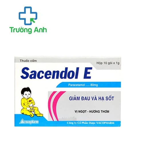 Sacendol E - Giúp làm hạ sốt, giảm đau cho trẻ nhỏ hiệu quả