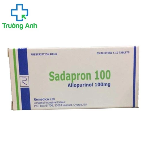 Sadapron 100 - Thuốc điều trị bệnh gout hiệu quả của Remedica Ltd