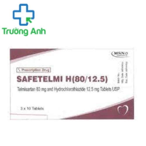 Safetelmi H 80/12.5 - Thuốc điều trị tăng huyết áp hiệu quả của Ấn Độ