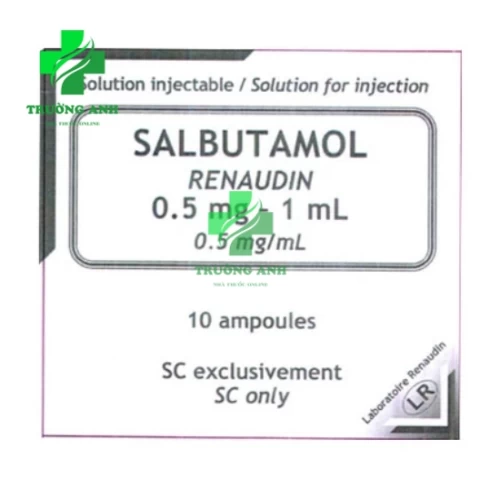 Salbutamol Renaudin 0,5mg/1ml - Thuốc điều trị hen suyễn của Pháp